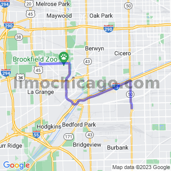 Travel from La Grange Park to Midway airport Limousine service to Midway airport (MDW)