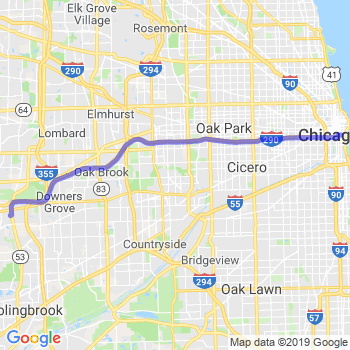 Travel from Lisle to Chicago Loop Limousine service to Chicago Loop