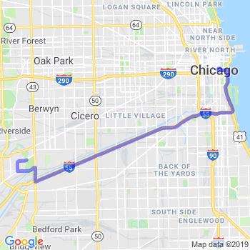 Limousine service to Chicago Loop