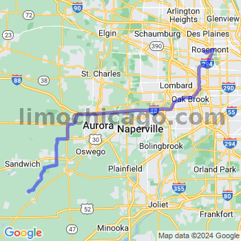 Travel from Millington to O'Hare airport Limousine service to O'Hare airport (ORD)
