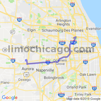 Limousine service to O'Hare airport (ORD)