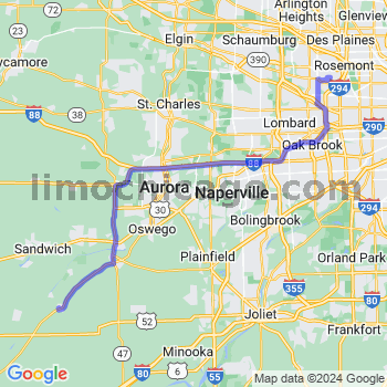 Travel from Newark to O'Hare airport Limousine service to O'Hare airport (ORD)