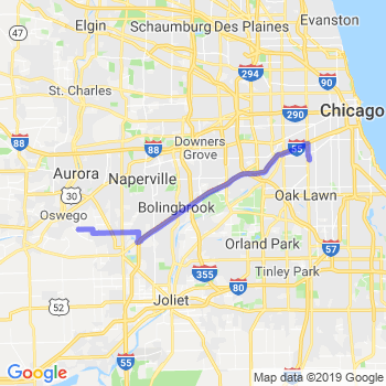 Travel from Oswego to Midway airport Limousine service to Midway airport (MDW)