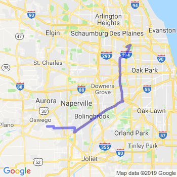 Travel from Oswego to O'Hare airport Limousine service to O'Hare airport (ORD)
