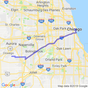 Travel from Oswego to Chicago Loop Limousine service to Chicago Loop