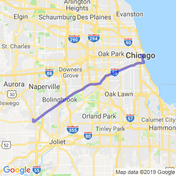 Travel from Plainfield to Chicago Loop Limousine service to Chicago Loop