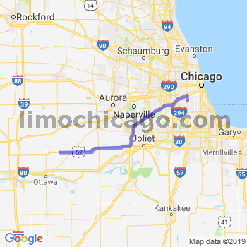 Travel from Serena to Midway airport Limousine service to Midway airport (MDW)