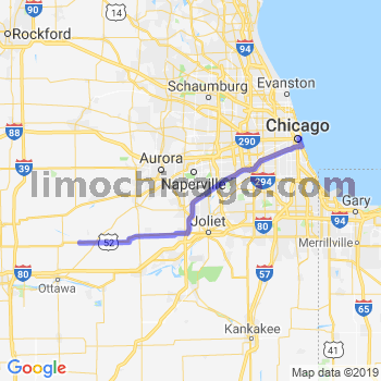 Travel from Serena to Chicago Loop Limousine service to Chicago Loop