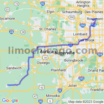 Travel from Sheridan to O'Hare airport Limousine service to O'Hare airport (ORD)