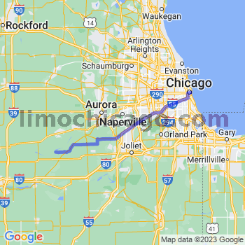 Travel from Sheridan to Chicago Loop Limousine service to Chicago Loop
