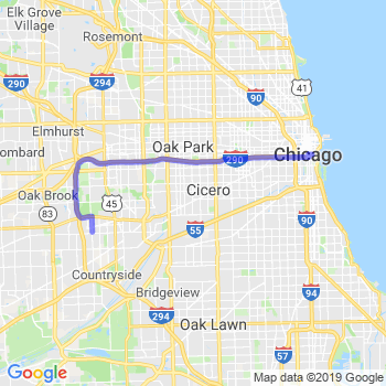 Limousine service to Chicago Loop