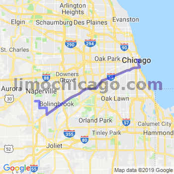 Limousine service to Chicago Loop