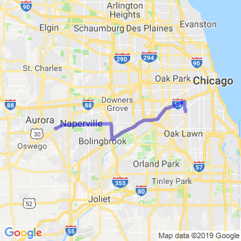 Travel from Fox Valley to Midway airport Limousine service to Midway airport (MDW)
