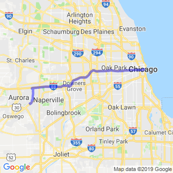 Travel from Fox Valley to Chicago Loop Limousine service to Chicago Loop