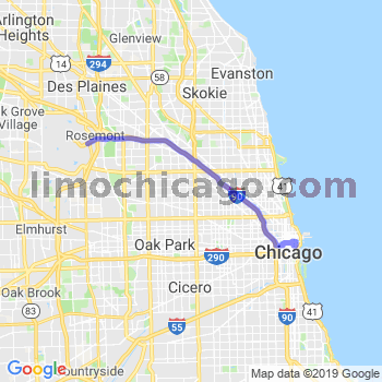 Limousine service to O'Hare airport (ORD)