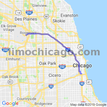 Travel from Chicago Chinatown to O'Hare airport Limousine service to O'Hare airport (ORD)