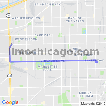 Travel from Englewood to Midway airport Limousine service to Midway airport (MDW)