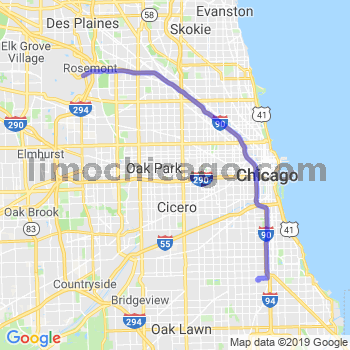 Limousine service to O'Hare airport (ORD)