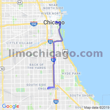 Limousine service to Chicago Loop