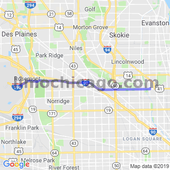 Travel from Chicago North of Belmont to O'Hare airport Limousine service to O'Hare airport (ORD)