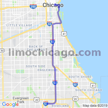 Limousine service to Chicago Loop