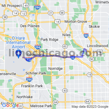 Limousine service to O'Hare airport (ORD)