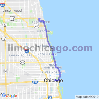 Limousine service to Chicago Loop