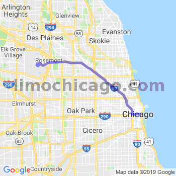 Travel from O'Hare to Chicago Loop Limousine service to Chicago Loop