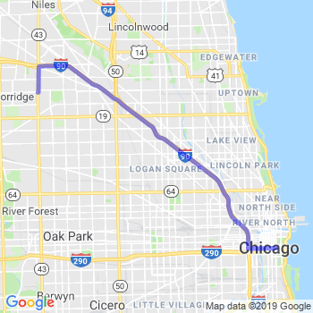 Limousine service to Chicago Loop