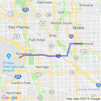 Travel from Lincolnwood to O'Hare airport Limousine service to O'Hare airport (ORD)
