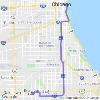 Travel from Evergreen Park to Chicago Loop Limousine service to Chicago Loop