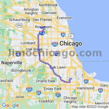 Limousine service to O'Hare airport (ORD)