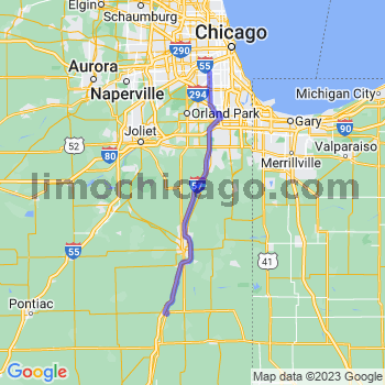 Travel from Ashkum to Midway airport Limousine service to Midway airport (MDW)