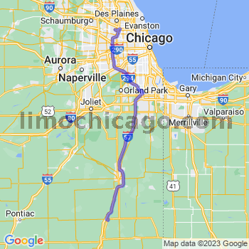 Travel from Ashkum to O'Hare airport Limousine service to O'Hare airport (ORD)