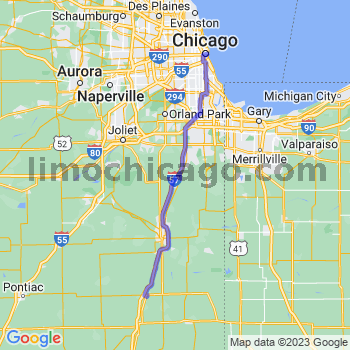 Travel from Ashkum to Chicago Loop Limousine service to Chicago Loop