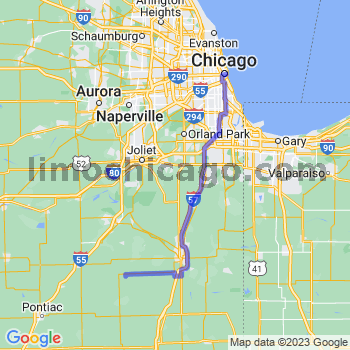 Limousine service to Chicago Loop