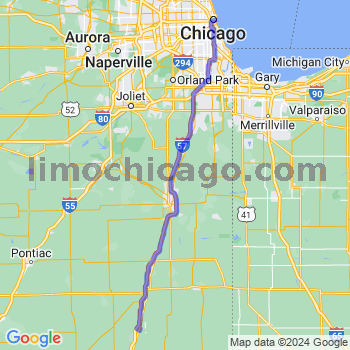 Travel from Buckley to Chicago Loop Limousine service to Chicago Loop