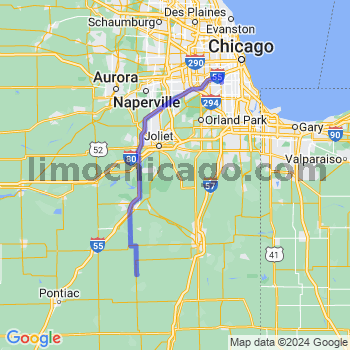 Travel from Cabery to Midway airport Limousine service to Midway airport (MDW)