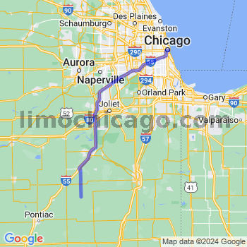 Limousine service to Chicago Loop