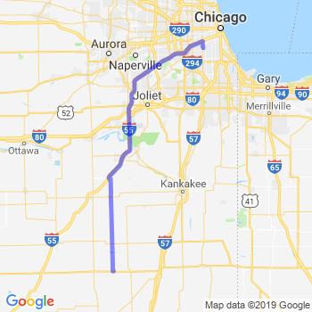 Travel from Chatsworth to Midway airport Limousine service to Midway airport (MDW)
