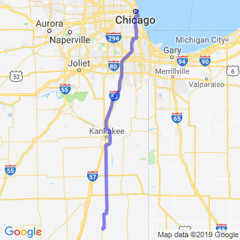 Travel from Cissna Park to Chicago Loop Limousine service to Chicago Loop