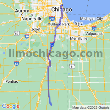 Limousine service to Chicago Loop