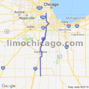 Travel from Crescent City to Midway airport Limousine service to Midway airport (MDW)