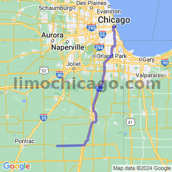 Limousine service to Chicago Loop