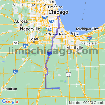 Limousine service to Chicago Loop