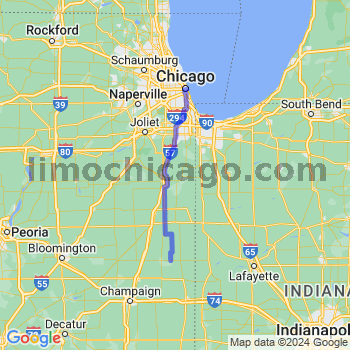 Limousine service to Chicago Loop