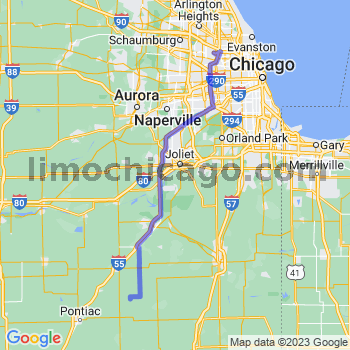 Travel from Emington to O'Hare airport Limousine service to O'Hare airport (ORD)