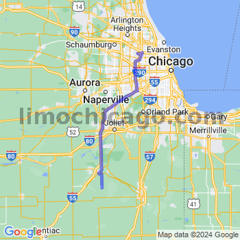 Limousine service to O'Hare airport (ORD)