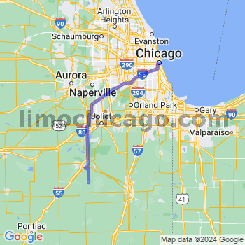 Limousine service to Chicago Loop