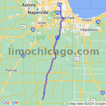 Travel from Loda to Midway airport Limousine service to Midway airport (MDW)
